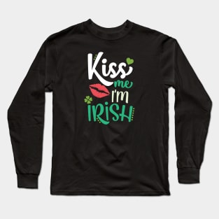 Kiss Me I'm Irish Long Sleeve T-Shirt